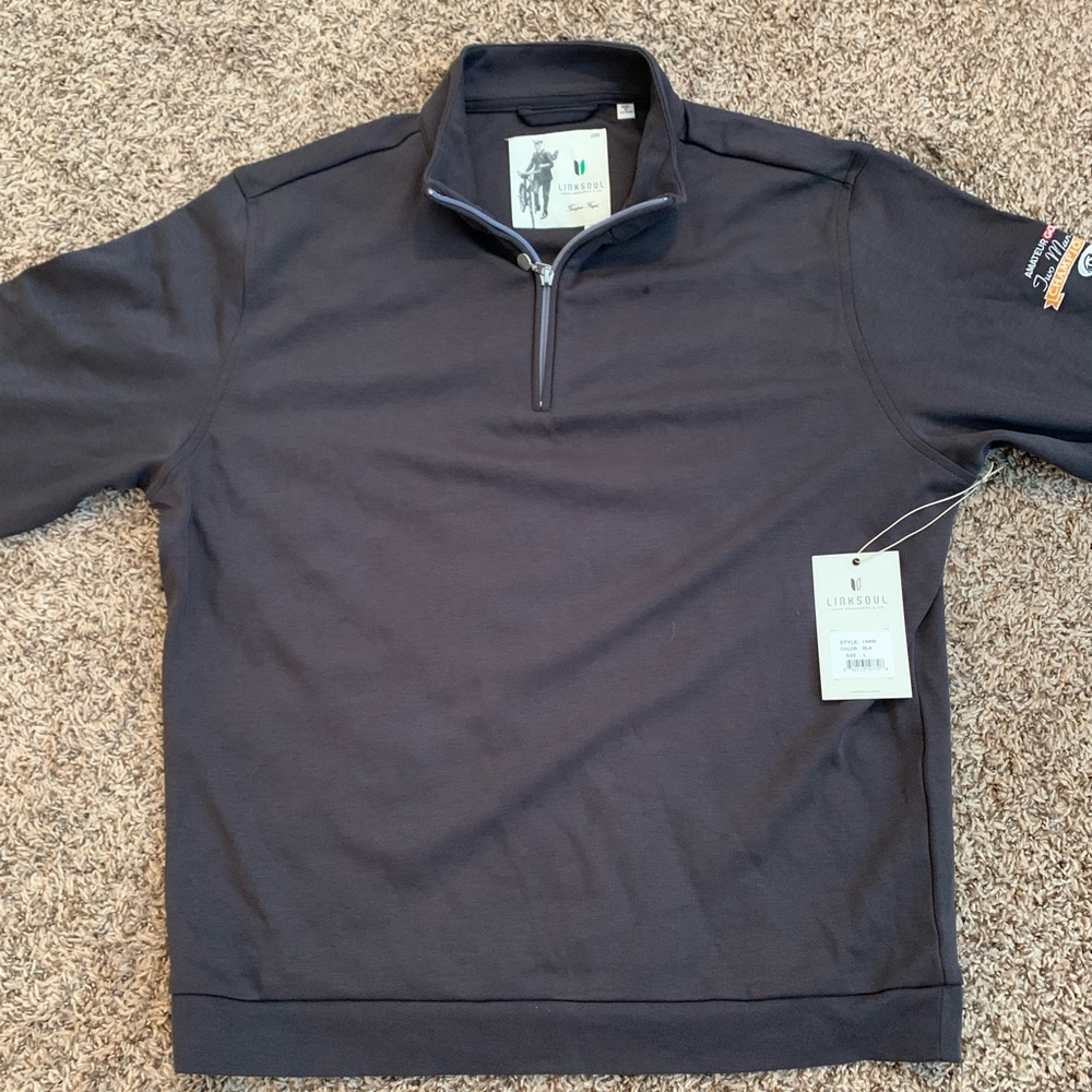 Brand new (never worn) linksoul bandon dunes quarter zip (large)